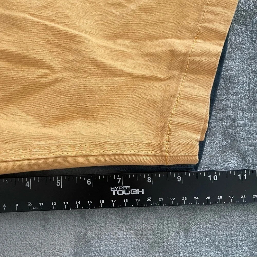 Refinery Republic Men's Belted Chino Shorts Set of 2 Yellow Navy Size 32